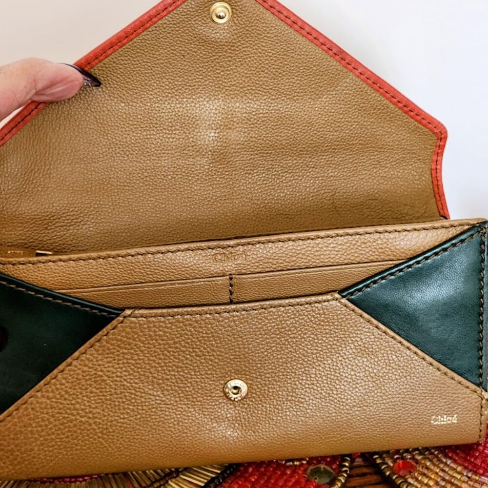 Chloe' Envelope Long Wallet - Picture 5 of 14